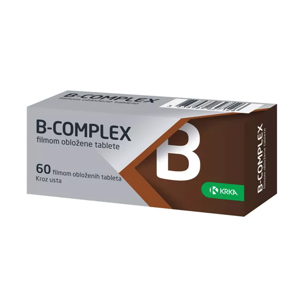 B COMPLEX A 60 TBL KRKA B COMPLEX A 60 TBL KRKA