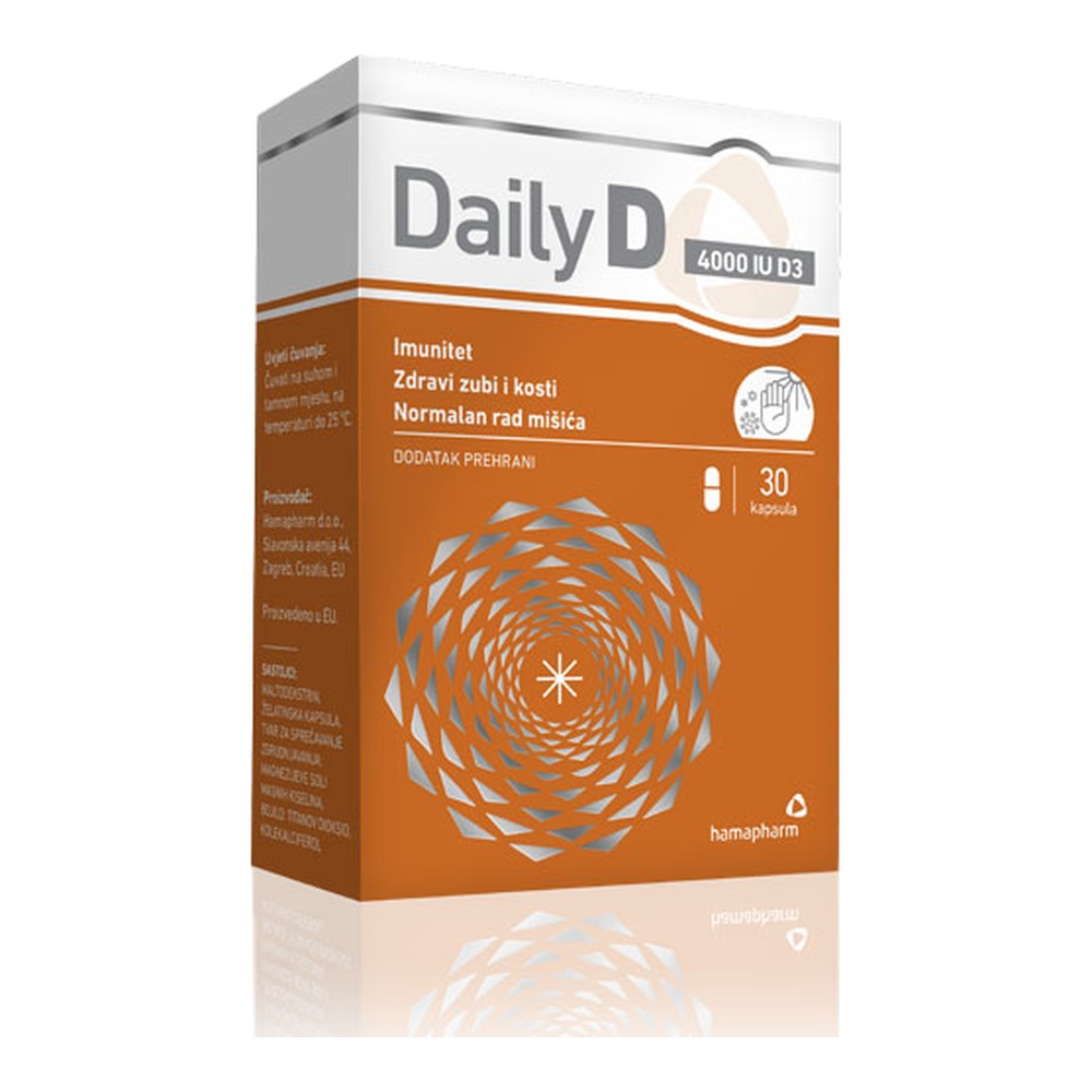 hamapharm daily d 4000 iu 30 kapsula hamapharm daily d 4000 iu 30 kapsula