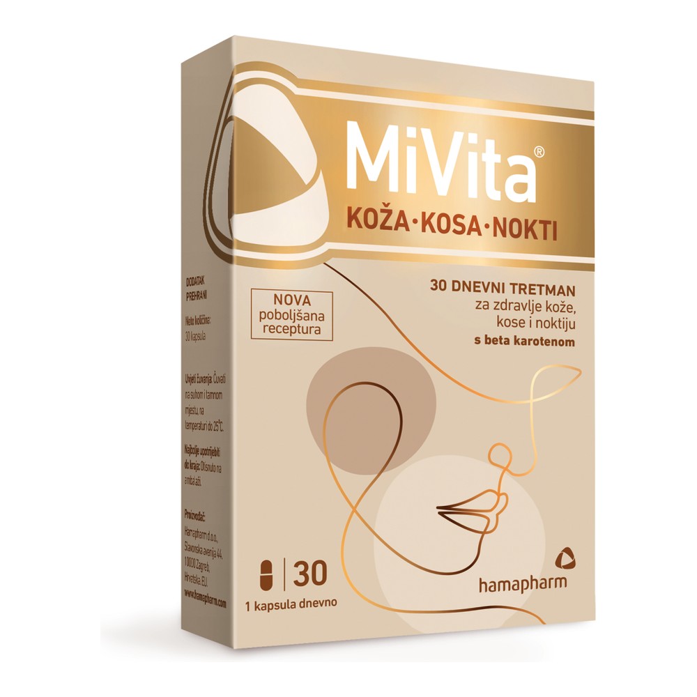 hamapharm mivita koza kosa i nokti 30 kapsula hamapharm mivita koza kosa i nokti 30 kapsula