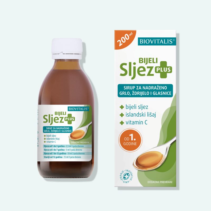 biovitalis bijeli sljez plus sirup 200 ml biovitalis bijeli sljez plus sirup 200 ml